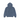 Stussy Wear Zip Hoodie Navy Pigment Dyed sneakers frontvy i marinblå färg med huva, dragkedja i fullängd och broderad Stüssy-logotyp på bröstet