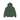 Stussy Wear Zip Hoodie Pigment Dyed Pine munkjacka med dragkedja, huva, kängurufickor och klassiskt logotryck i en djupgrön nyans