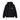 Stussy Built To Last Zip Hoodie Black sneakers frontvy av svart luvtröja med dragkedja, justerbar huva och vit logotyp på bröstet