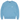 Corteiz HMP V2 Sweatshirt Baby Blue sneakers i en ljusblå nyans med huva och vit logotyp på bröstet som visas i en rak framifrånvinkel