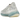 Adidas Yeezy Boost 380 Alien Blue sneakers i sidoprofil med mönstrad Primeknit-överdel, snören och semitransparent gummisula