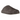 Adidas Adimule Slides Dark Brown Gum sneakers i en snygg vinkel med mörkbrun ovandel och klassisk gummisula