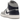 Jordan 1 Mid Wolf Grey Midnight Navy sneakers i sidoprofil med grå och vita läderpaneler samt mörkblå detaljer