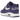Nike Air Max 1 '87 SP Supreme Varsity Purple sneakers i vinkelad vy med lila mocka, vit mellansula och synlig Air unit