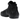Nike Air Flightposite Black sneakers i en elegant sidoprofil med svart formgjuten ovandel och dold snörning