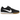 Nike Gato Black White Gum sneakers i sidoprofil med svart ovandel i läder, vit swoosh och klassisk gummisula
