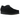 Clarks Wallabee Black Suede sneakers i sidoprofil med ovandel i svart mocka, klassisk mockasin-tå och beige sula i rågummi