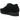 Clarks Wallabee Black Suede sneakers sedda från sidan med ovandel i svart mocka, tydliga sömmar och den klassiska crepe-yttersulan i naturfärg