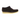 Clarks Wallabee Dark Brown Suede sneakers i vinklad vy tillverkade av mörkbrun mocka med klassisk snörning och yttersula i naturligt krep-gummi.