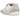 Jordan Tiempo Streetgato SE Phantom Sail sneakers i vinkel vy med vit ovandel i läder och ljusa detaljer