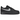 Nike Air Force 1 Low Black Grey sneakers i sidoprofil med svart ovandel, grå detaljer och klassisk snörning