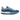 Nike Air Max 97 'Court Blue' sneakers i sidoprofil med blå ovandel, vågiga detaljer och vit midsula med synlig dämpning