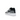 Nike Air Force 1 Flyknit 2 Black Pure Platinum sneakers i sidoprofil med svart stickad ovandel, vit sula och klassisk logotyp