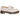 Dr. Martens Adrian Loafers Vintage Taupe sneakers i en klassisk vinklad profilvy med slät läderfinish, två fransar och gul söm längs sulan