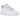 Nike Air Force 1 White sneakers visad från sidan i en helt vit design med ovandel i läder, snörning och en klassisk tjock gummisula