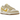 Nike Dunk Low Lemon Drop sneakers i sidoprofil med gula läderdetaljer, vit bas och matchande snören för en klassisk stil