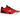 Nike Kobe 9 EM Low Protro China sneakers i vinklad vy med röd ovandel, gulddetaljer och mönstrad yttersula