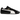 Puma Speedcat OG Black White sneakers i profilvy med slät svart ovandel, vit formstrip och platt gummisula för bilkörning.