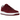 Nike Air Force 1 Low Kobe Bryant Forever Lower Merion Away sneakers i en snygg sidoprofil med mörkröd läderöverdel och gulddetaljer
