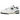 New Balance 550 Aime Leon Dore White Green sneakers i sidoprofil med vit läderöverdel, gröna detaljer och snören