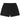 Fear of God Essentials Fleece Soccer Short Black sneakers sidoprofil med svart fleecematerial och vit logotyp