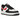 Nike Air Force 1 Low '07 Next Nature Black White University Red sneakers i sidoprofil med svart ovandel i läder och röd swoosh
