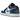 Air Jordan 1 Low True Blue sneakers i en klassisk sidoprofil med vit och blå läderöverdel, grå detaljer samt snören.