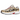 Nike P-6000 Metallic Gold sneakers i en tydlig sidoprofil med guldfärgade läderdetaljer, vit mesh-överdel och klassisk svart swoosh.