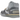 Nike Air Trainer 1 SP Travis Scott Grey Haze sneakers i vinklad vy med grå ovandel och karaktäristisk swoosh