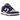 Nike Dunk Low LX Blue Suede sneakers i sidoprofil med blå mockaöverdel och vit sula
