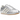 Adidas Taekwondo Silver Metallic sneakers i en snygg sidoprofil som visar den glänsande metalliska ovandelen och platta sula.