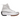 Converse Run Star Hike Hi White Black Gum sneakers i vinklad profil med vit kanvasöverdel, svart häl och gummisula