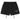 Fear of God Essentials Fleece Soccer Short Black sneakers sidoprofil i svart fleece med vit logotyp
