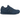 New Balance 574 Ghost Stone Island Slate Blue sneakers i sidoprofil med blå mocka och vit mellansula