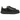 Maison Mihara Yasuhiro Blakey OG Sole Leather Low Black sneakers i sidoprofil med svart läderöverdel och distinkt smält mellansula