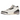 Jordan 3 Retro Cement Grey sneakers i sidoprofil med grått elefantmönster, vit läderöverdel, röda skosnören och synlig sula
