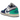 Jordan 1 Low Rare Air sneakers i en klassisk sidoprofil med vitt läder, svarta överlägg och röd swoosh