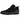 Jordan Spizike Low Black Cat sneakers i sidoprofil med svart ovandel, snören och mönstrad gummisula