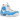 Nike Air Foamposite Pro University Blue sneakers i sidoprofil med ljusblå foamposite-ovandel och svart swoosh