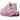 Nike Vomero Premium Pink Foam Light Magenta sneakers i sidoprofil med rosa ovandel, snören och vit sula