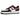 Nike Air Force 1 Low '07 Next Nature Black White University Red sneakers i sidoprofil med svart överdel i läder och vit swoosh