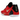 Nike Kobe 9 EM Low Protro China sneakers i en vinklad profil med röd ovandel, mönstrad midsula och svarta skosnören