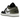 Air Jordan 1 Low Black Toe Medium Olive sneakers i vinklad profil med svart tåkappa i läder, olivgrön häl, vit sidopanel och röd Jumpman-logga