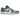 Air Jordan 1 Low Ashen Slate sneakers i sidoprofil med ljusblå paneler, vit mellansula och ikonisk Jumpman-logotyp på plösen