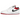 Air Jordan 1 Low White Gym Red sneakers i sidoprofil med vit läderöverdel, röda detaljer, röd swoosh och klassisk gummisula