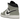 Air Jordan 1 Mid Grey Anthracite sneakers i en snygg vinklad vy med gråa och antracitfärgade paneler, svart swoosh och vita skosnören.