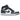 Air Jordan 1 Mid Armory Navy sneakers i profil med mörkblå läderpaneler, vit mellansula och klassisk svart swoosh-logotyp på sidan