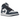 Air Jordan 1 Mid Armory Navy sneakers i klassisk profil. Mörkblå läderöverdel, vita paneler, svart swoosh och vit mellansula med gummiyttersula.