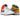 Air Jordan 1 Mid Alternate Multi-Color sneakers i sidoprofil med flerfärgade läderpaneler, vit mellansula och klassisk Nike Swoosh-logotyp