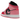 Air Jordan 1 Mid Coral Chalk sneakers i sidoprofil med rosa ovandel, svart läder-Swoosh, vita skosnören och matchande sula